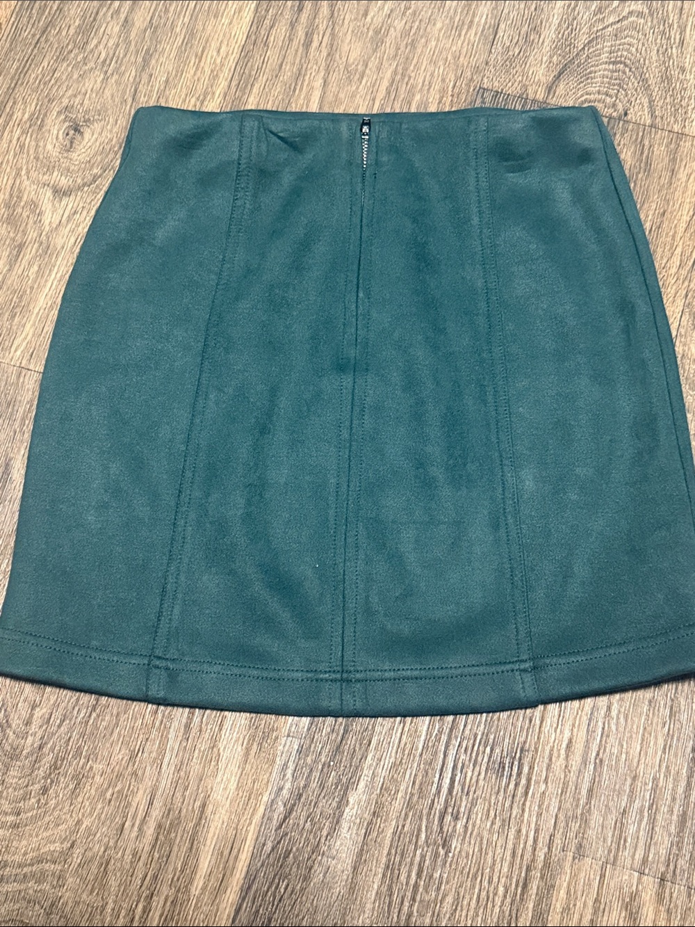 Liz Claiborne Teal Paneled Mini Skirt
